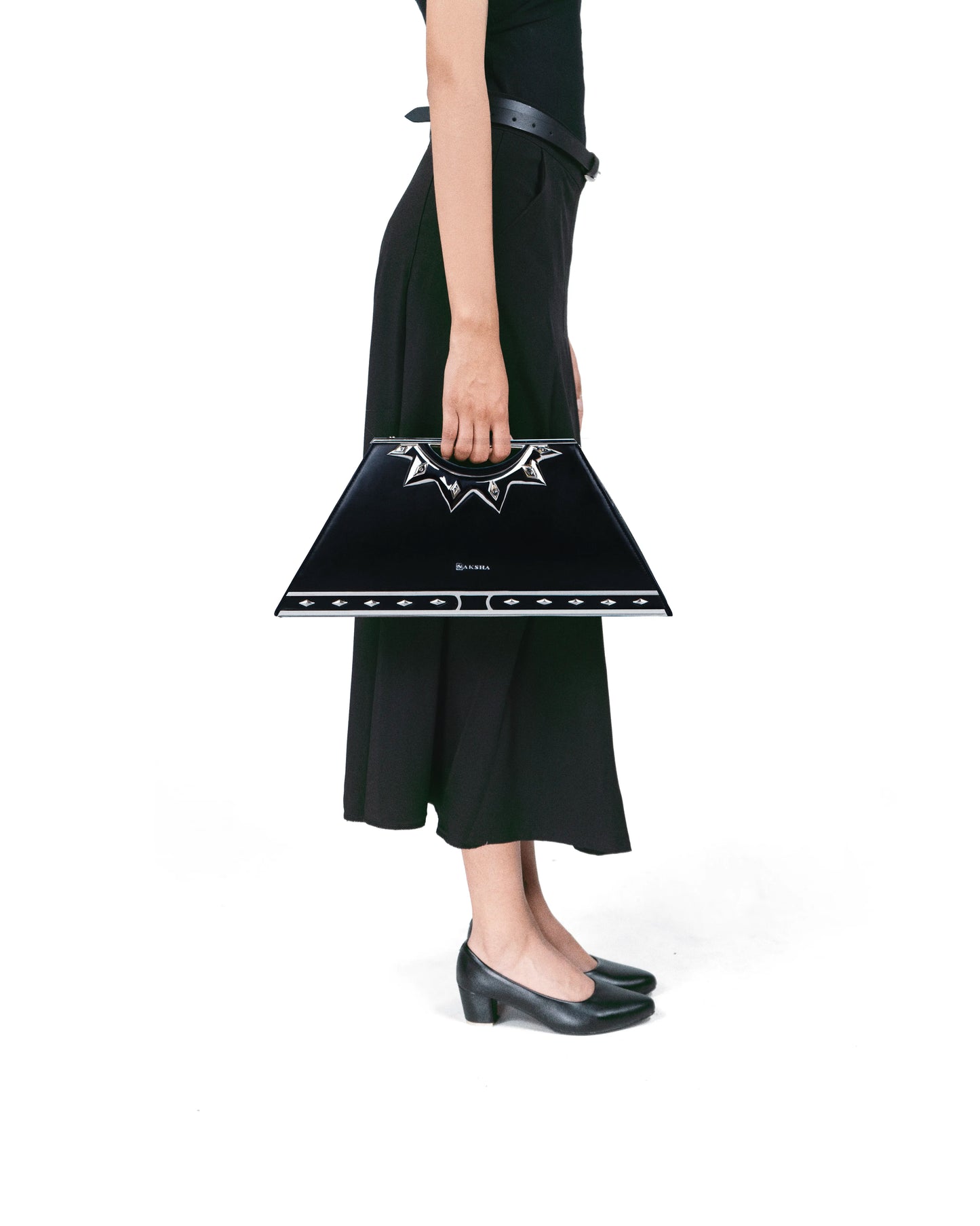 Wearable modern art inspired by celestial jewelry — Sun Bangle bag